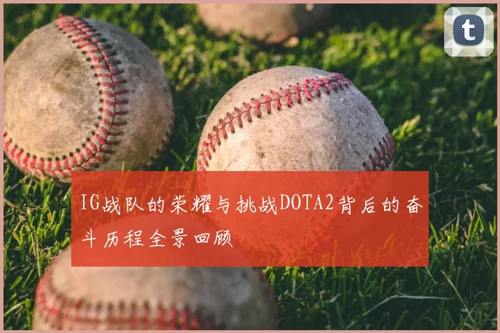 IG战队的荣耀与挑战DOTA2背后的奋斗历程全景回顾