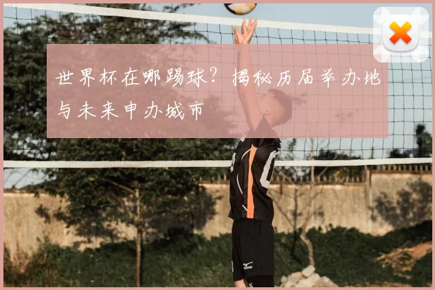 世界杯在哪踢球？揭秘历届举办地与未来申办城市