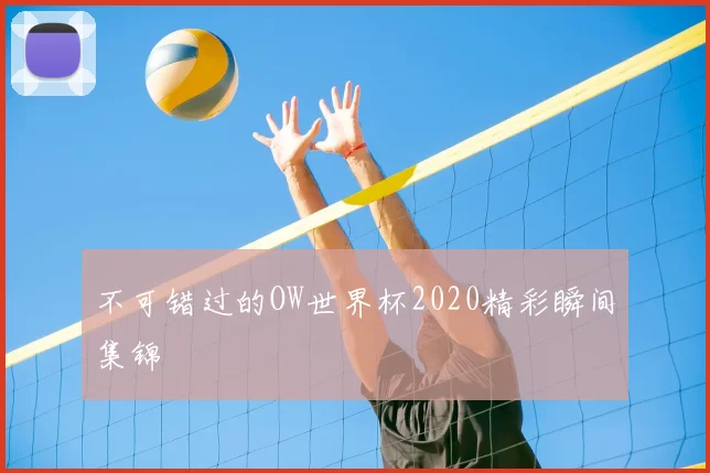 不可错过的OW世界杯2020精彩瞬间集锦